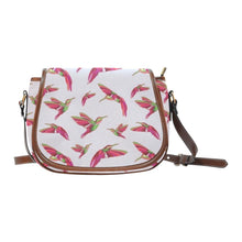 Load image into Gallery viewer, Red Swift Colourful Saddle Bag/Small (Model 1649) Full Customization Saddle Bag/Small (Full Customization) e-joyer 
