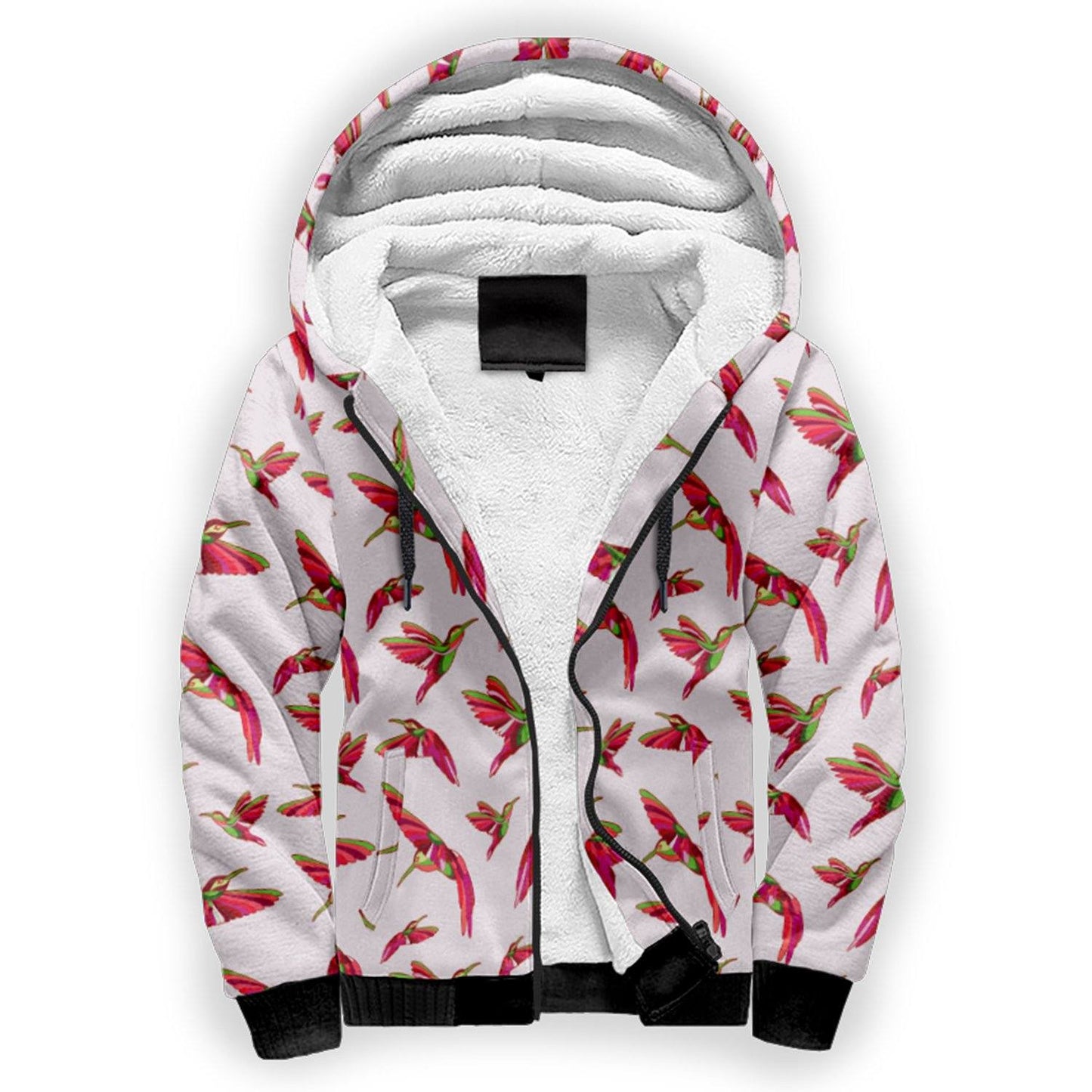 Red Swift Colourful Sherpa Hoodie hoodie Herman 