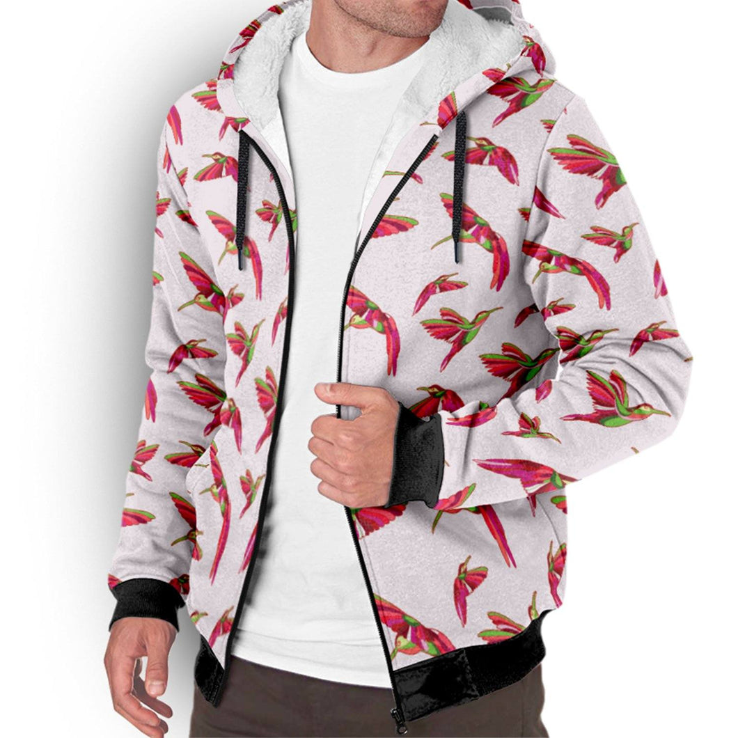 Red Swift Colourful Sherpa Hoodie hoodie Herman 