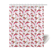 Load image into Gallery viewer, Red Swift Colourful Shower Curtain 60&quot;x72&quot; Shower Curtain 60&quot;x72&quot; e-joyer 
