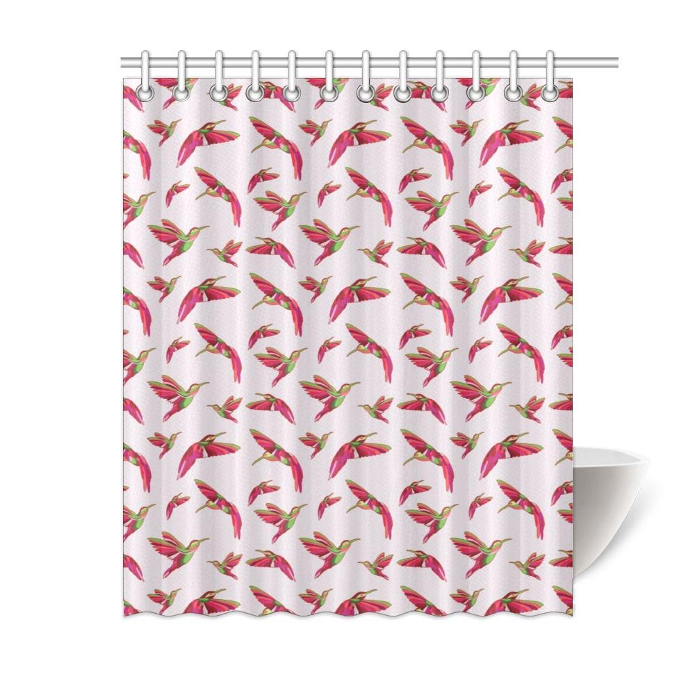 Red Swift Colourful Shower Curtain 60