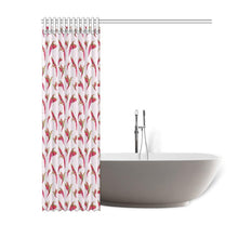 Load image into Gallery viewer, Red Swift Colourful Shower Curtain 60&quot;x72&quot; Shower Curtain 60&quot;x72&quot; e-joyer 
