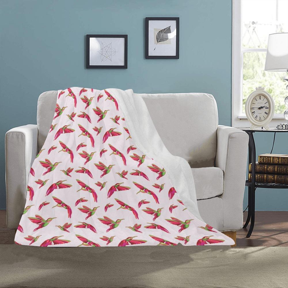 Red Swift Colourful Ultra-Soft Micro Fleece Blanket 40"x50" Ultra-Soft Blanket 40''x50'' e-joyer 