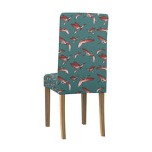 Load image into Gallery viewer, Red Swift Turquoise Chair Cover (Pack of 4) Chair Cover (Pack of 4) e-joyer 
