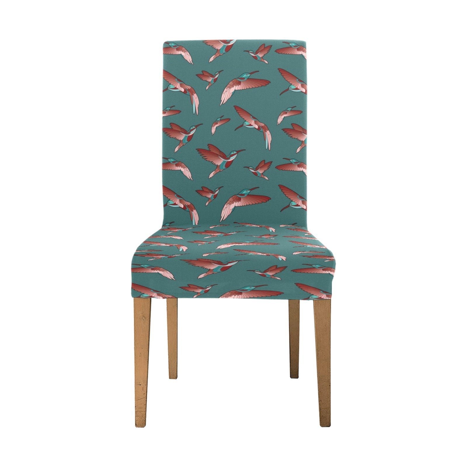 Red Swift Turquoise Chair Cover (Pack of 4) Chair Cover (Pack of 4) e-joyer 