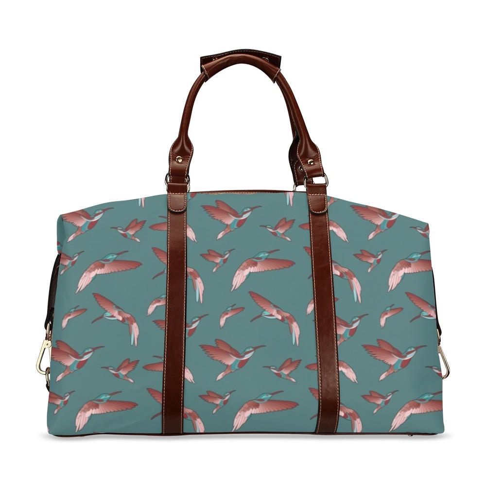 Red Swift Turquoise Classic Travel Bag (Model 1643) Remake Classic Travel Bags (1643) e-joyer 