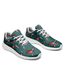 Load image into Gallery viewer, Red Swift Turquoise Ikkaayi Sport Sneakers ikkaayi Herman 
