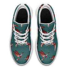 Load image into Gallery viewer, Red Swift Turquoise Ikkaayi Sport Sneakers ikkaayi Herman 
