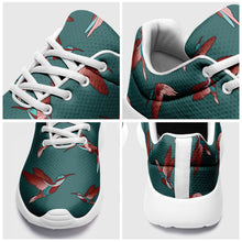 Load image into Gallery viewer, Red Swift Turquoise Ikkaayi Sport Sneakers ikkaayi Herman 
