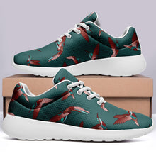 Load image into Gallery viewer, Red Swift Turquoise Ikkaayi Sport Sneakers ikkaayi Herman 
