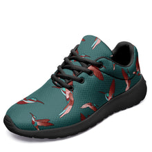 Load image into Gallery viewer, Red Swift Turquoise Ikkaayi Sport Sneakers ikkaayi Herman US Women 4.5 / US Youth 3.5 / EUR 35 Black Sole 
