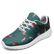 Load image into Gallery viewer, Red Swift Turquoise Ikkaayi Sport Sneakers ikkaayi Herman US Women 4.5 / US Youth 3.5 / EUR 35 White Sole 
