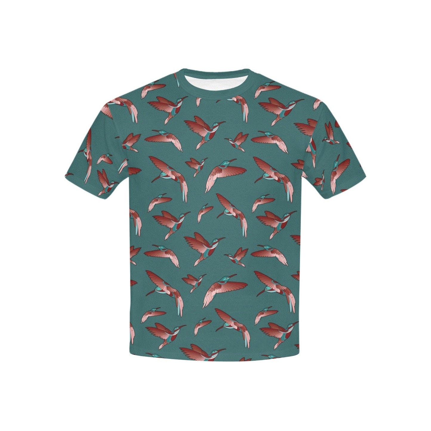 Red Swift Turquoise Kids' All Over Print T-shirt (USA Size) (Model T40) All Over Print T-shirt for Kid (T40) e-joyer 