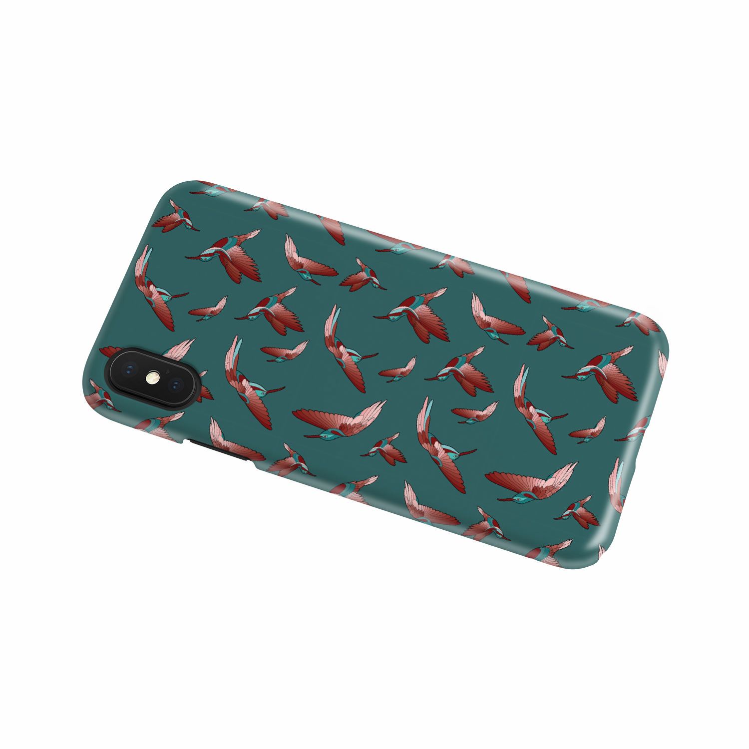 Red Swift Turquoise Phone Case Phone Case wc-fulfillment 