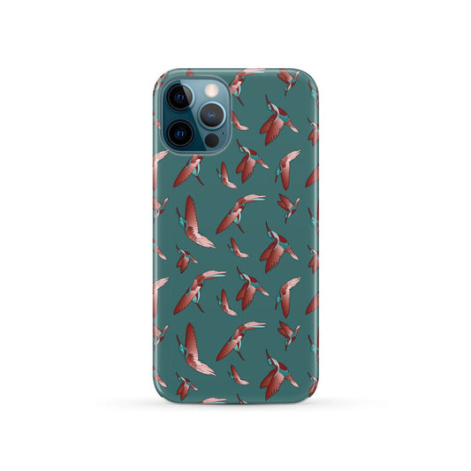 Red Swift Turquoise Phone Case Phone Case wc-fulfillment iPhone 12 Pro 