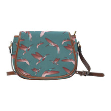 Load image into Gallery viewer, Red Swift Turquoise Saddle Bag/Large (Model 1649) Saddle Bag/Large e-joyer 
