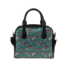 Load image into Gallery viewer, Red Swift Turquoise Shoulder Handbag (Model 1634) Shoulder Handbags (1634) e-joyer 
