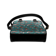 Load image into Gallery viewer, Red Swift Turquoise Shoulder Handbag (Model 1634) Shoulder Handbags (1634) e-joyer 
