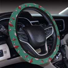 Load image into Gallery viewer, Red Swift Turquoise Steering Wheel Cover with Elastic Edge Steering Wheel Cover with Elastic Edge e-joyer 
