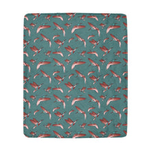 Load image into Gallery viewer, Red Swift Turquoise Ultra-Soft Micro Fleece Blanket 50&quot;x60&quot; Ultra-Soft Blanket 50&#39;&#39;x60&#39;&#39; e-joyer 
