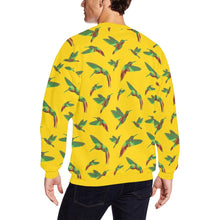 Load image into Gallery viewer, Red Swift Yellow All Over Print Crewneck Sweatshirt for Men (Model H18) shirt e-joyer 
