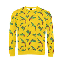 Load image into Gallery viewer, Red Swift Yellow All Over Print Crewneck Sweatshirt for Men (Model H18) shirt e-joyer 
