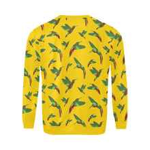 Load image into Gallery viewer, Red Swift Yellow All Over Print Crewneck Sweatshirt for Men (Model H18) shirt e-joyer 
