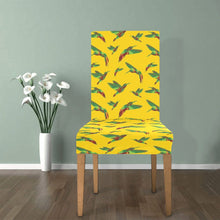 Load image into Gallery viewer, Red Swift Yellow Chair Cover (Pack of 4) Chair Cover (Pack of 4) e-joyer 
