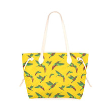 Load image into Gallery viewer, Red Swift Yellow Clover Canvas Tote Bag (Model 1661) Clover Canvas Tote Bag (1661) e-joyer 
