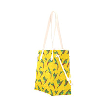 Load image into Gallery viewer, Red Swift Yellow Clover Canvas Tote Bag (Model 1661) Clover Canvas Tote Bag (1661) e-joyer 
