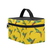 Load image into Gallery viewer, Red Swift Yellow Cosmetic Bag/Large (Model 1658) bag e-joyer 
