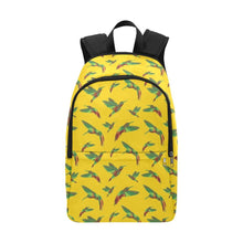 Load image into Gallery viewer, Red Swift Yellow Fabric Backpack for Adult (Model 1659) Casual Backpack for Adult (1659) e-joyer 
