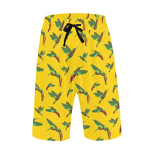 Load image into Gallery viewer, Red Swift Yellow Men&#39;s All Over Print Casual Shorts (Model L23) short e-joyer 
