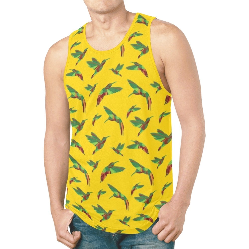 Red Swift Yellow New All Over Print Tank Top for Men (Model T46) New All Over Print Tank Top for Men (T46) e-joyer 