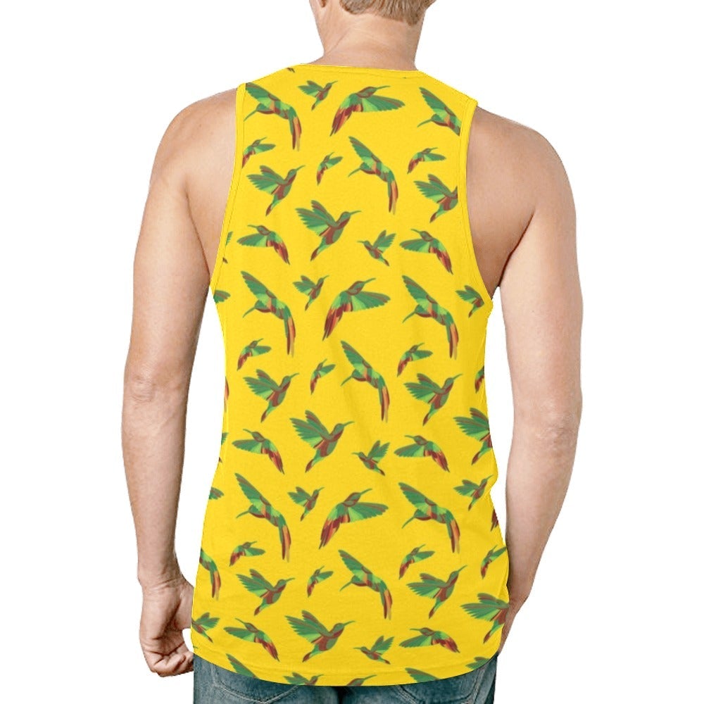 Red Swift Yellow New All Over Print Tank Top for Men (Model T46) New All Over Print Tank Top for Men (T46) e-joyer 