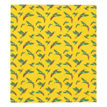 Load image into Gallery viewer, Red Swift Yellow Quilt 70&quot;x80&quot; Quilt 70&quot;x80&quot; e-joyer 
