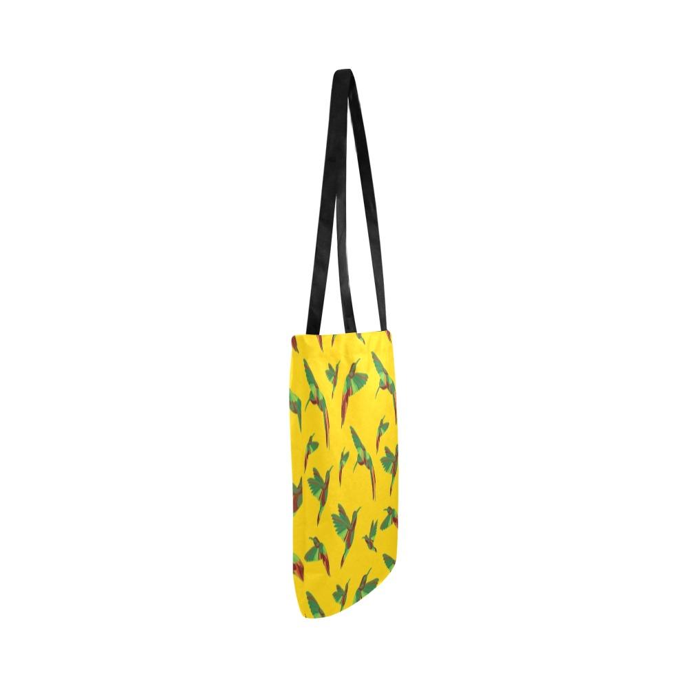 Red Swift Yellow Reusable Shopping Bag Model 1660 (Two sides) Shopping Tote Bag (1660) e-joyer 