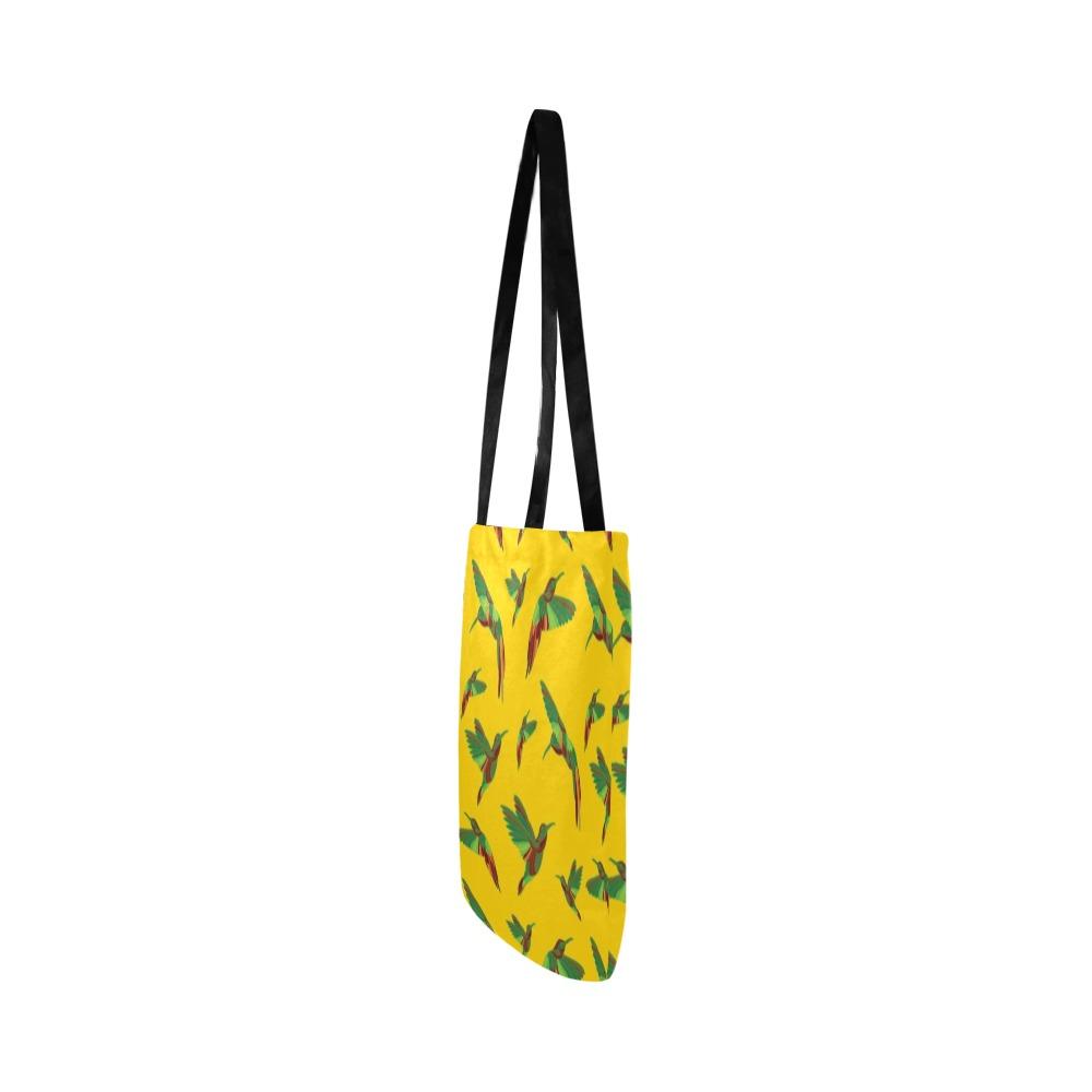 Red Swift Yellow Reusable Shopping Bag Model 1660 (Two sides) Shopping Tote Bag (1660) e-joyer 