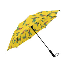 Load image into Gallery viewer, Red Swift Yellow Semi-Automatic Foldable Umbrella (Model U05) Semi-Automatic Foldable Umbrella e-joyer 
