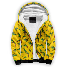 Load image into Gallery viewer, Red Swift Yellow Sherpa Hoodie hoodie Herman 
