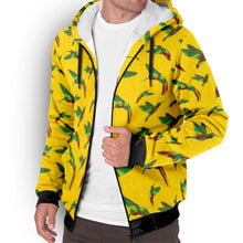 Load image into Gallery viewer, Red Swift Yellow Sherpa Hoodie hoodie Herman 
