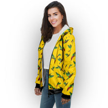 Load image into Gallery viewer, Red Swift Yellow Sherpa Hoodie hoodie Herman 
