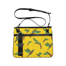 Load image into Gallery viewer, Red Swift Yellow Slim Clutch Bag (Model 1668) Slim Clutch Bags (1668) e-joyer 
