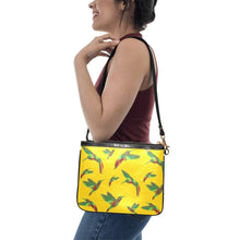 Load image into Gallery viewer, Red Swift Yellow Small Shoulder Bag (Model 1710) Small Shoulder Bag (1710) e-joyer 
