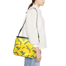 Load image into Gallery viewer, Red Swift Yellow Small Shoulder Bag (Model 1710) Small Shoulder Bag (1710) e-joyer 
