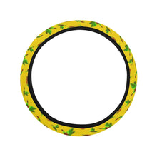 Load image into Gallery viewer, Red Swift Yellow Steering Wheel Cover with Elastic Edge Steering Wheel Cover with Elastic Edge e-joyer 
