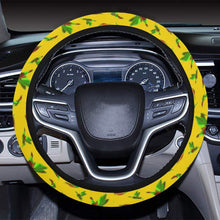 Load image into Gallery viewer, Red Swift Yellow Steering Wheel Cover with Elastic Edge Steering Wheel Cover with Elastic Edge e-joyer 
