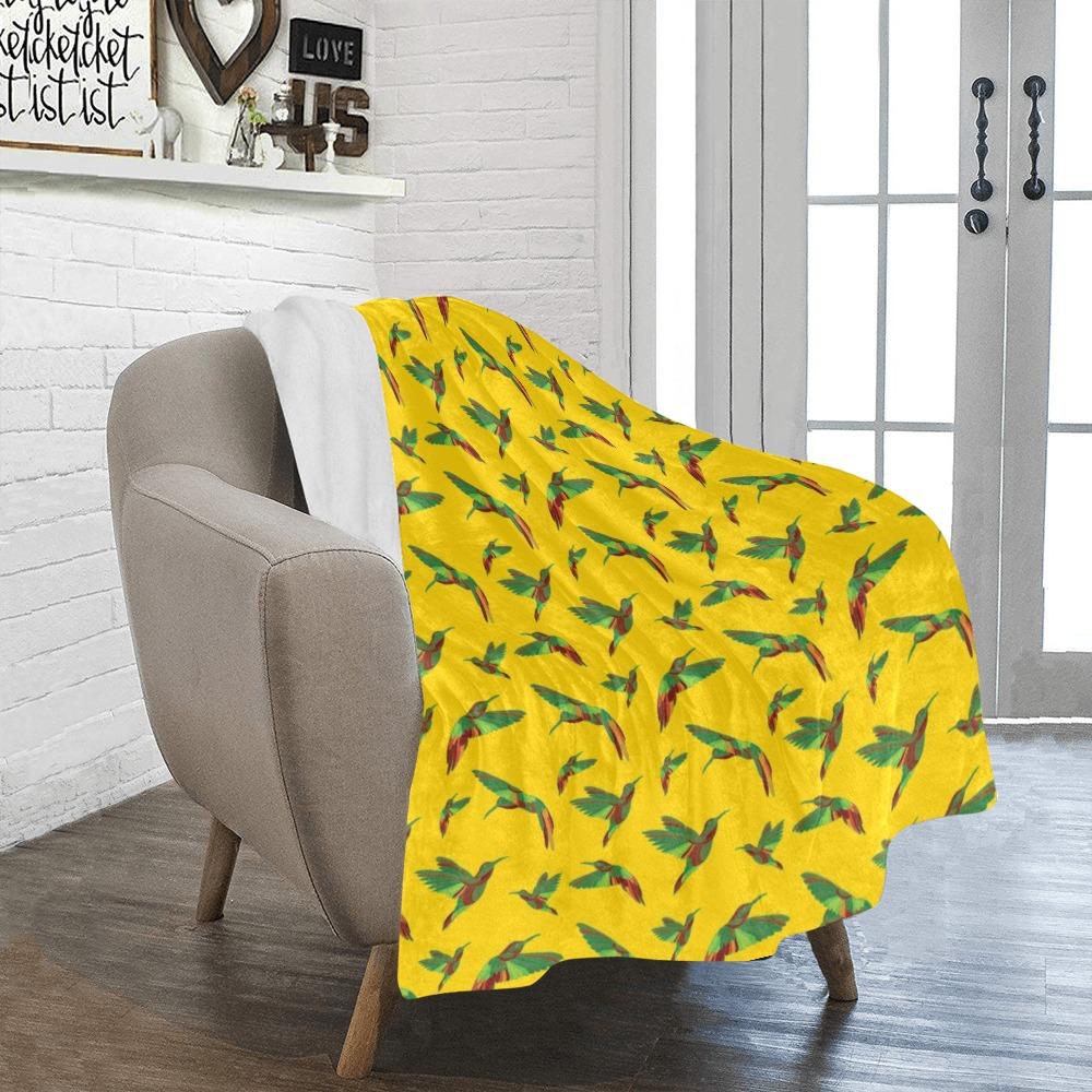 Red Swift Yellow Ultra-Soft Micro Fleece Blanket 40"x50" Ultra-Soft Blanket 40''x50'' e-joyer 