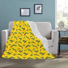 Load image into Gallery viewer, Red Swift Yellow Ultra-Soft Micro Fleece Blanket 50&quot;x60&quot; Ultra-Soft Blanket 50&#39;&#39;x60&#39;&#39; e-joyer 
