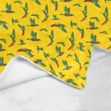 Load image into Gallery viewer, Red Swift Yellow Ultra-Soft Micro Fleece Blanket 50&quot;x60&quot; Ultra-Soft Blanket 50&#39;&#39;x60&#39;&#39; e-joyer 
